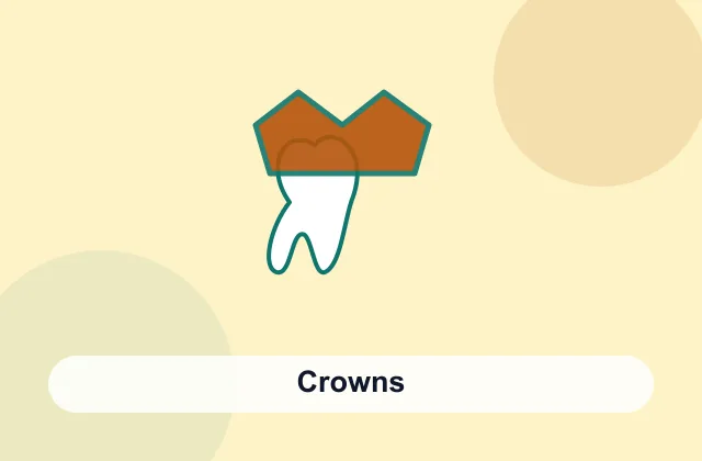 Dental crowns treatment overview image