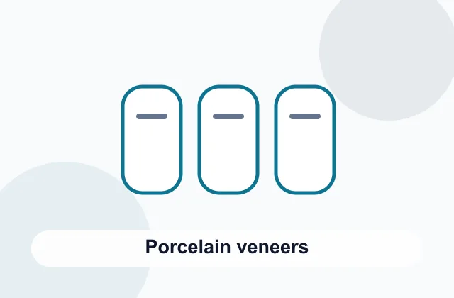 Porcelain veneers treatment overview image